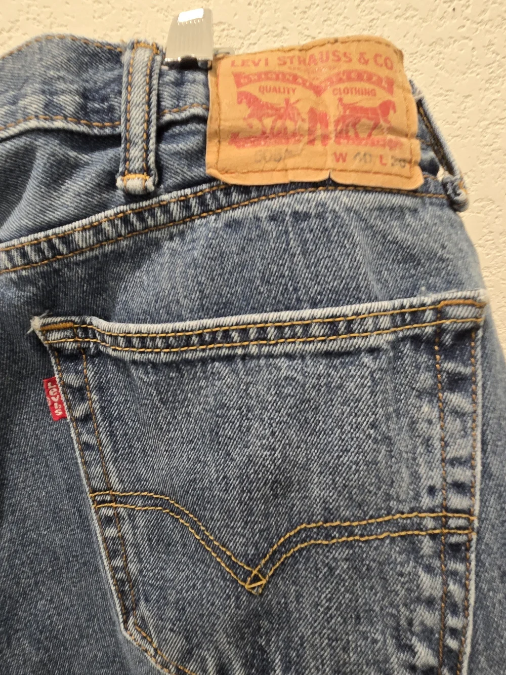 Levi's 505 Men’s Blue Denim Jeans 40 X 30